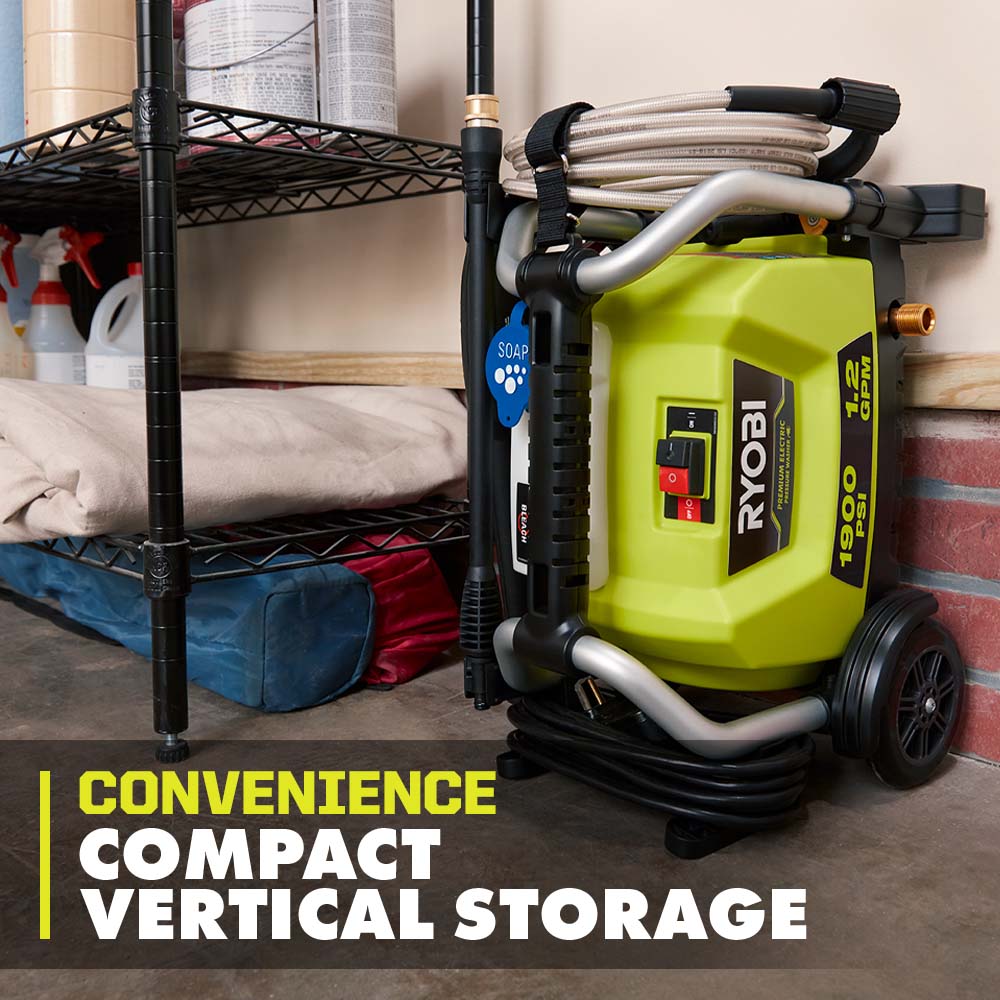 1900 PSI 1.2 GPM Electric Pressure Washer Image 7