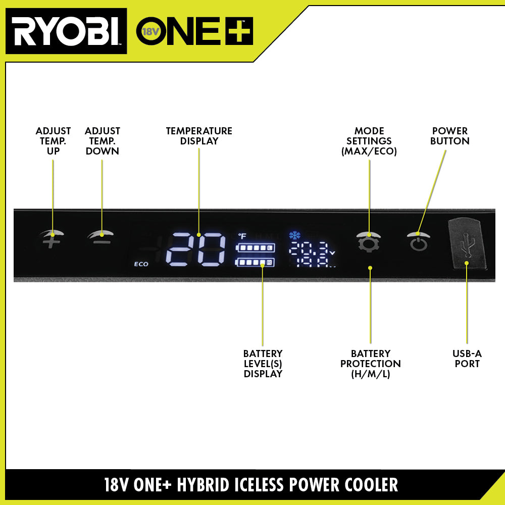 18V ONE+ 24Q Hybrid Power Cooler Image 3