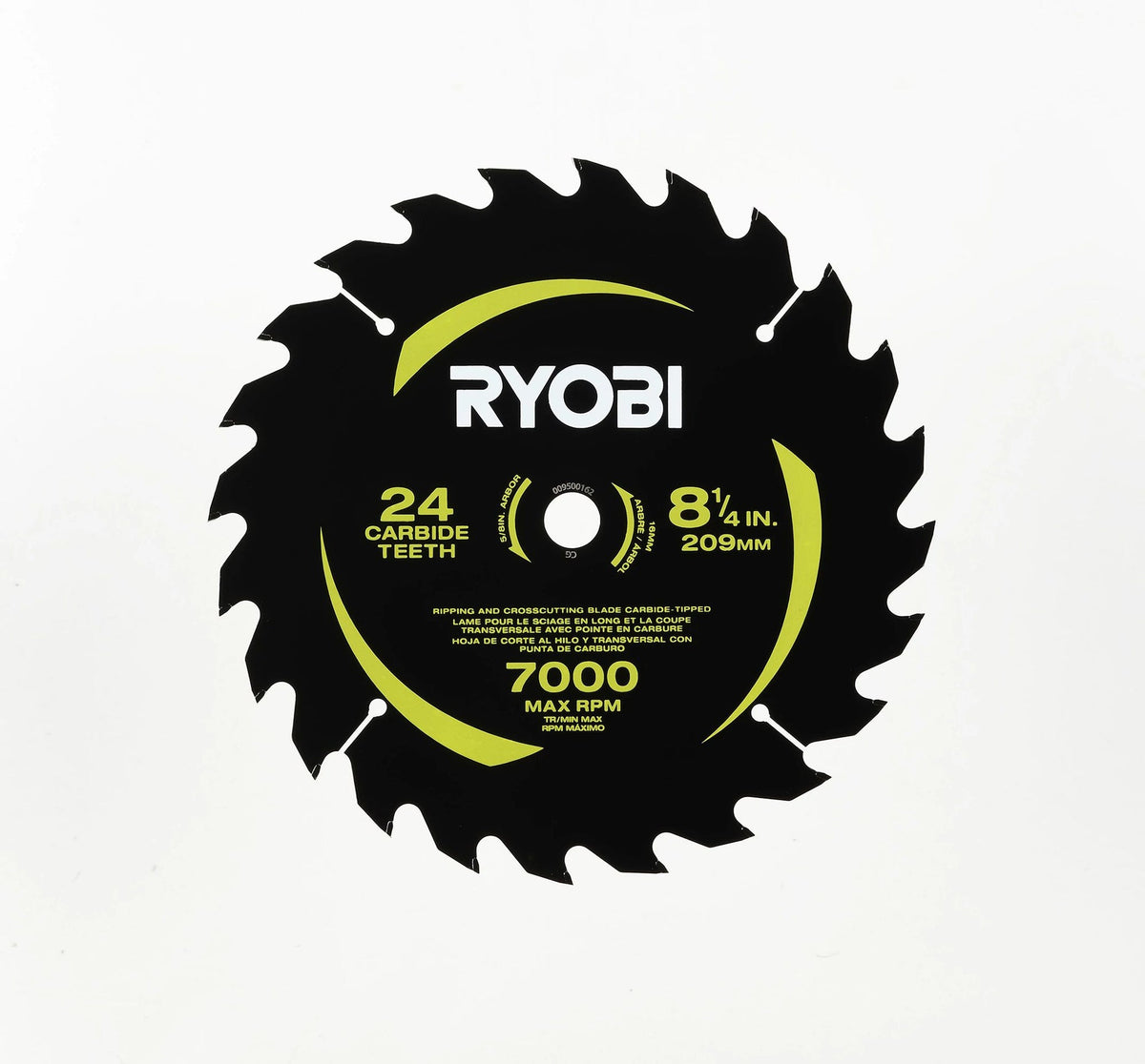 8-1/4" 24 CARBIDE TEETH THIN KERF TABLE SAW BLADE image