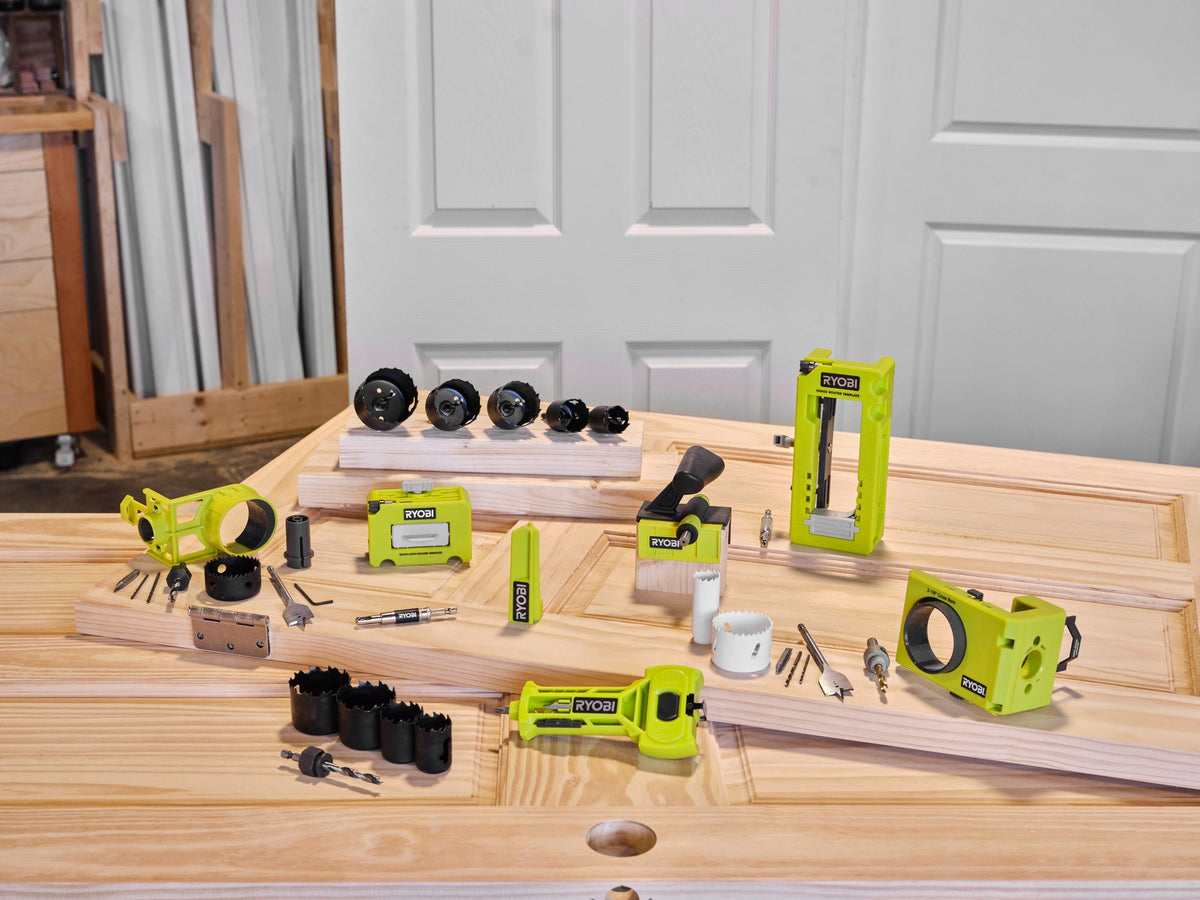 RYOBI WOOD-METAL DOOR LOCK INSTALL KIT Image 7