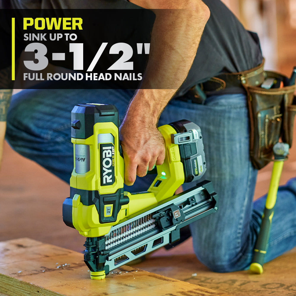 18V ONE+ HP BRUSHLESS AIRSTRIKE 21° FRAMING NAILER KIT Image 5