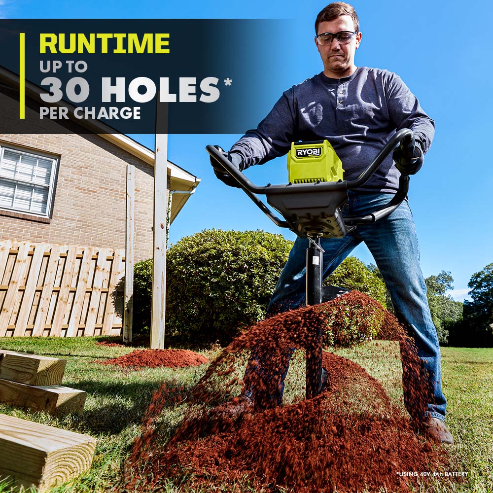 40V HP BRUSHLESS 8" EARTH AUGER  Image 4