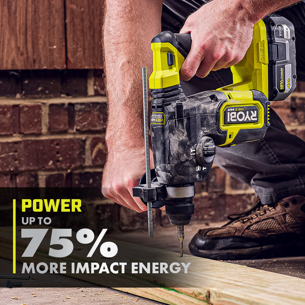 18V ONE+ HP Brushless 1" SDS-Plus Rotary Hammer Image 3
