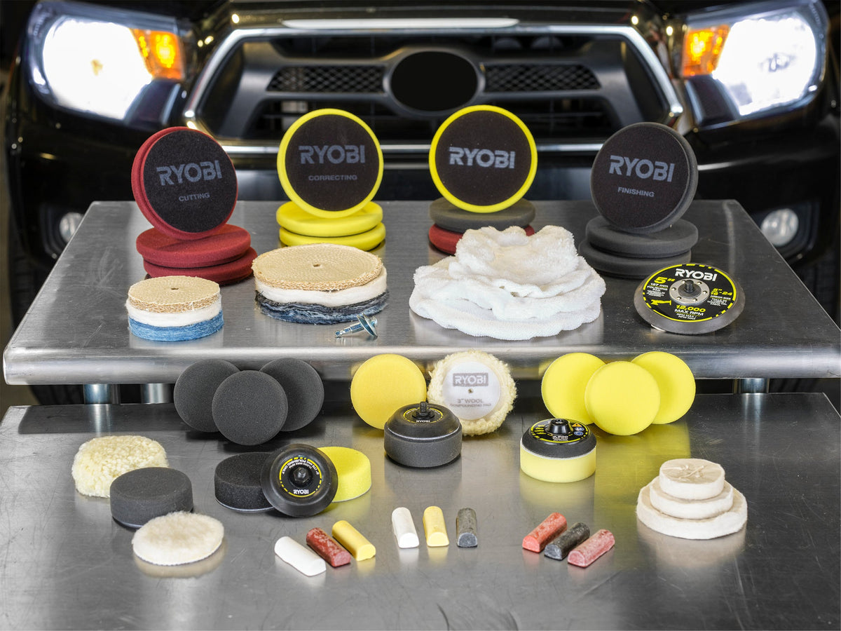 3 PC. 5" FOAM DUAL ACTION POLISHER VARIETY PAD SET Image 5